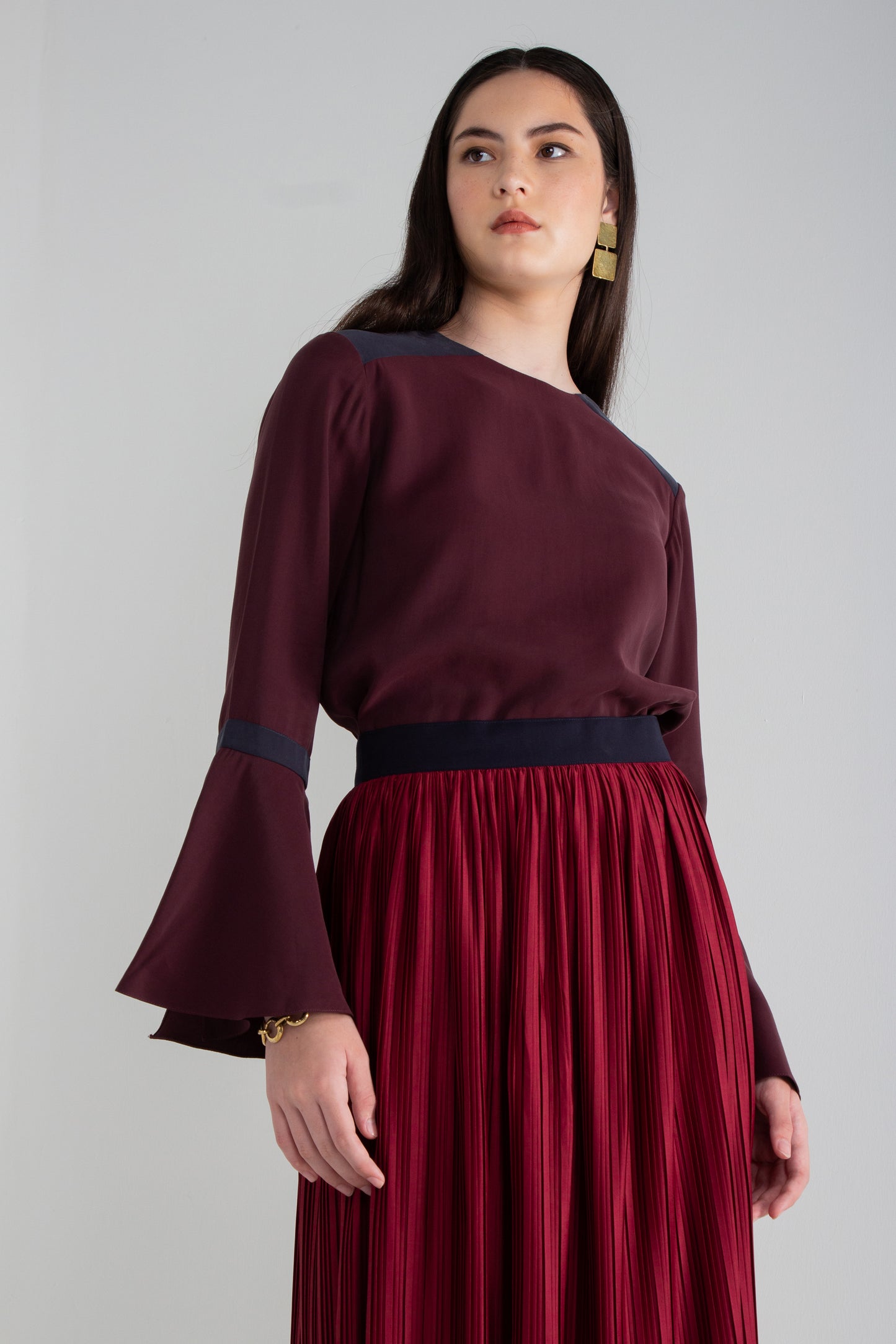 Phoenix Rising Flare Sleeve Blouse