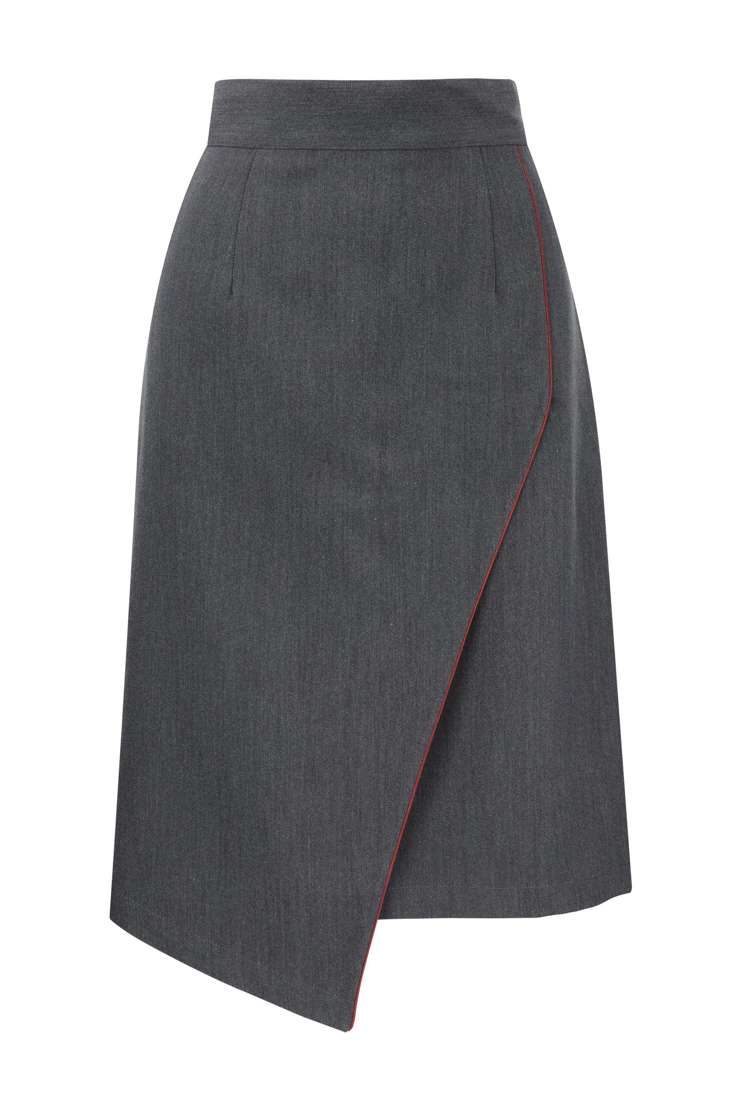 Mystique Wrap Effect Pencil Skirt