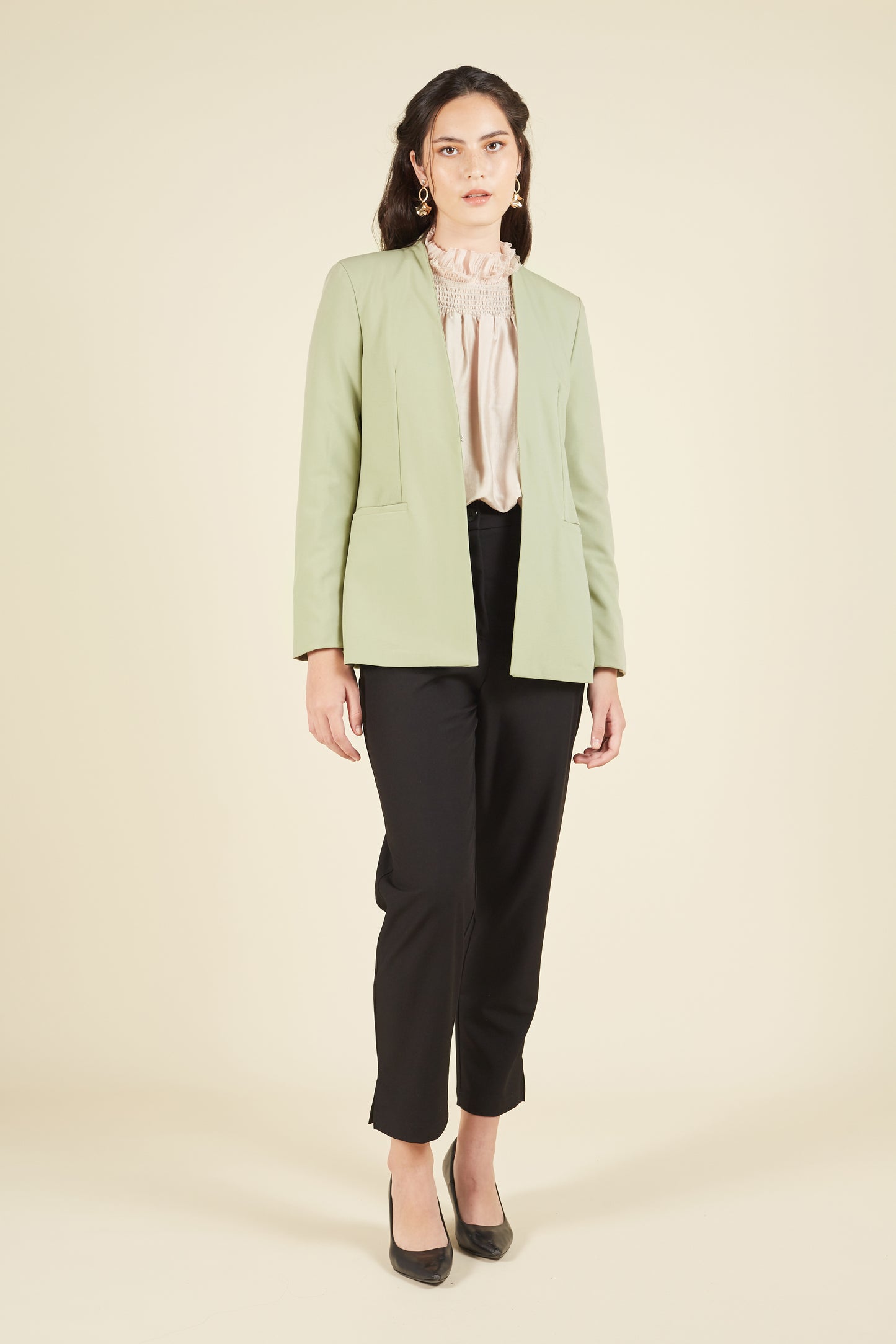 Arcadian Collarless Blazer