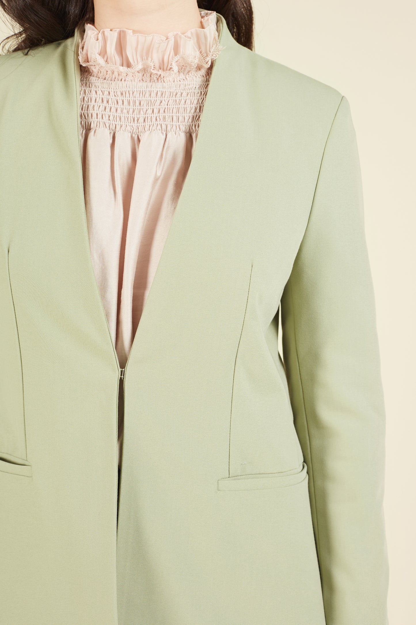 Arcadian Collarless Blazer