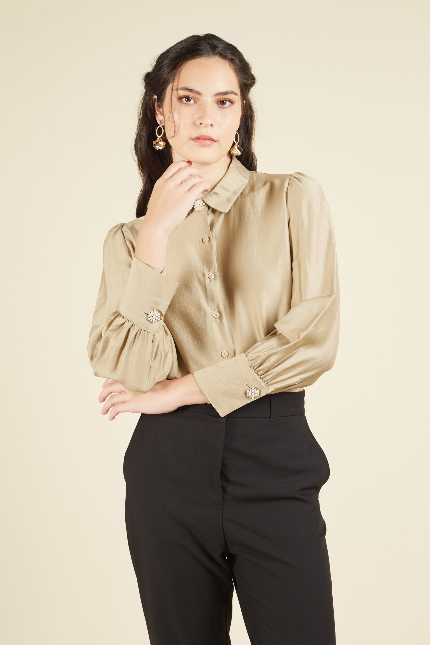 Grace Blouse with Speciality Buttons