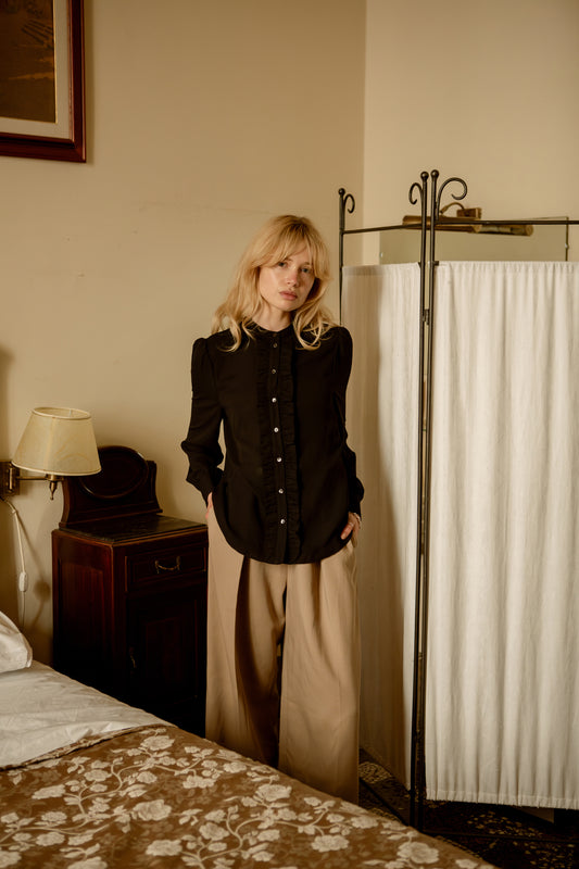 Ethereal Ruffle Shirt