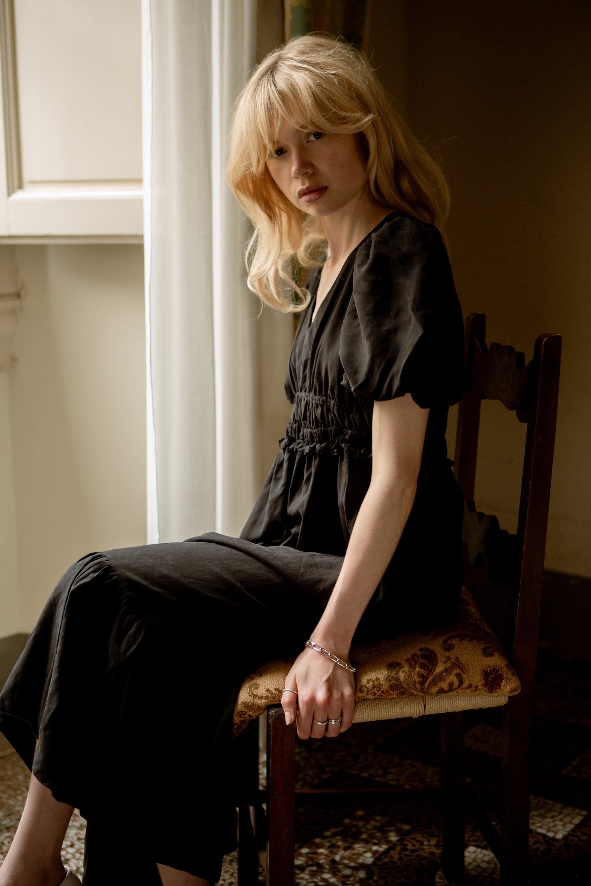 Wolf and Byrd Linen Lyocell Luxury Dress