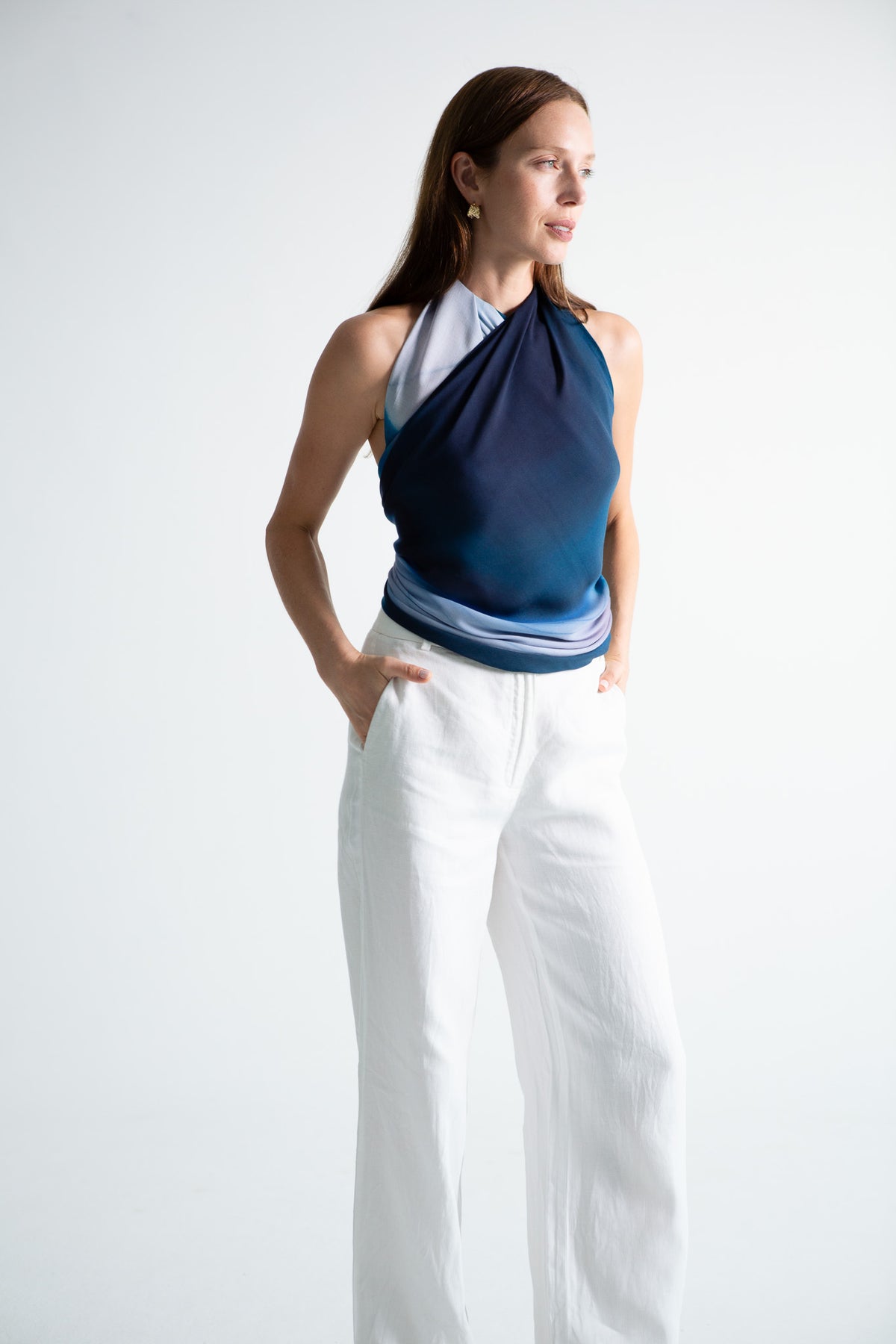 Blue Meridian Scarf