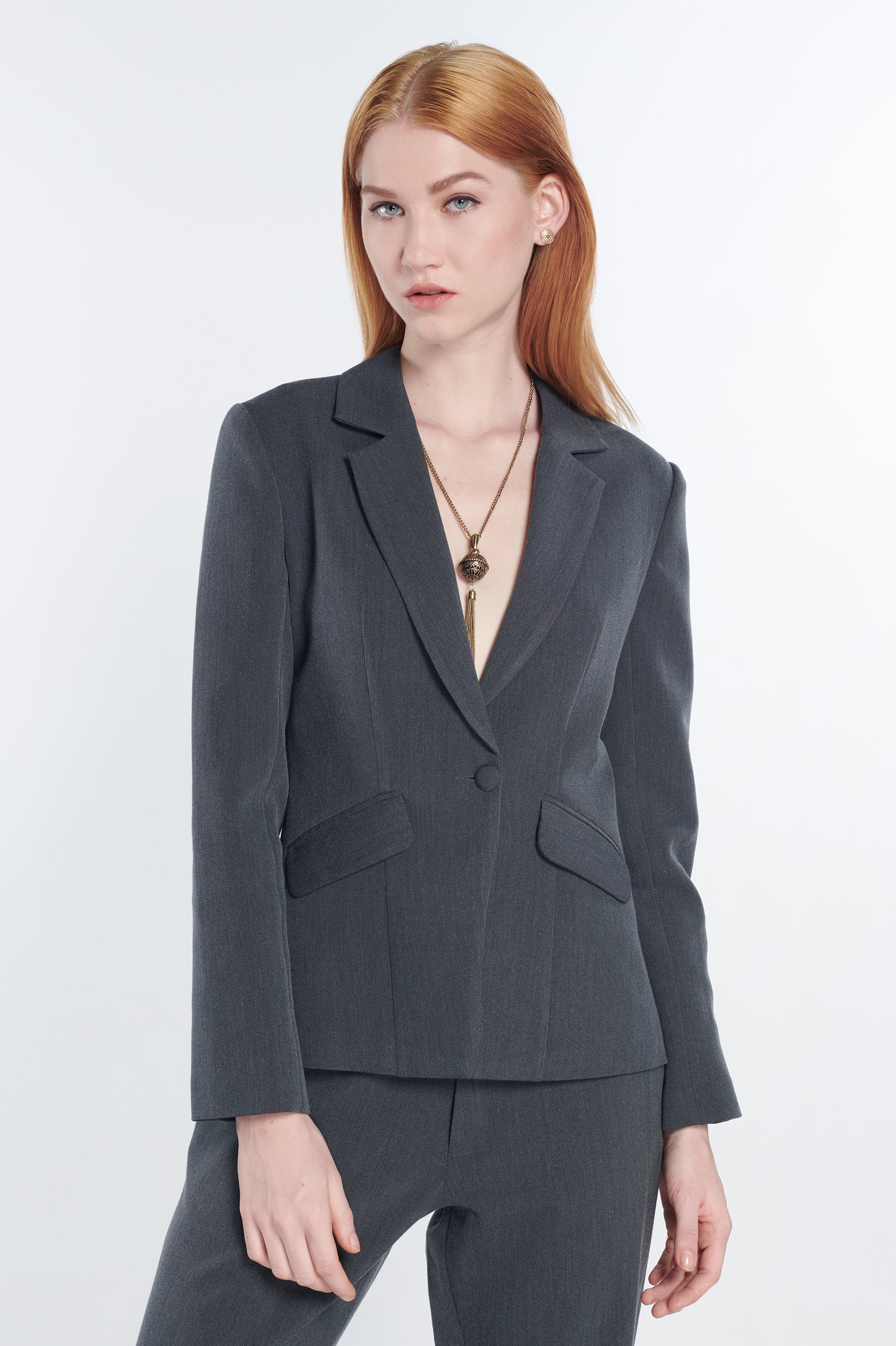 Lady Boss Single Breasted Blazer