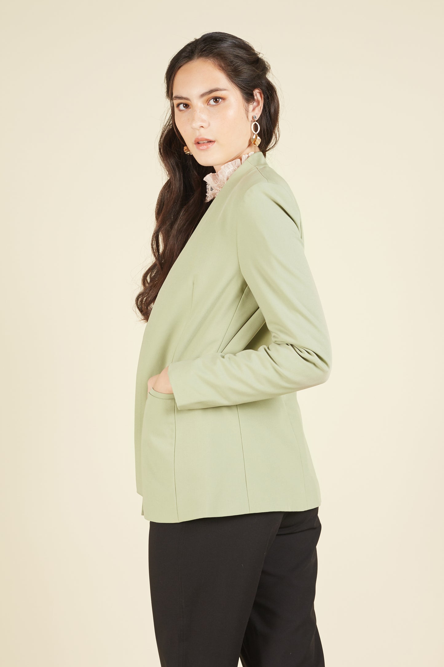Arcadian Collarless Blazer